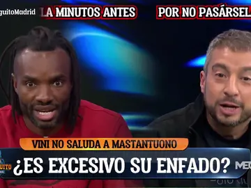 Brutal cara a cara por Mastantuono en El Chiringuito Brutal cara a cara por Mastantuono en El Chiringuito