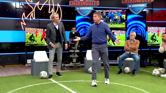 Representaci&oacute;n del penalti a Isaac Romero