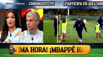 María Trisac: "Se esta siendo injusto con Mbappé" División de opiniones en El Chiringuito con la posibilidad de Mbappé de jugar mañana.