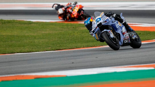 Alex Marquez, durante la carrera al Sprint del GP de Valencia 2025