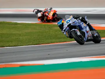 Alex Marquez, durante la carrera al Sprint del GP de Valencia 2025 Alex Marquez, durante la carrera al Sprint del GP de Valencia 2025