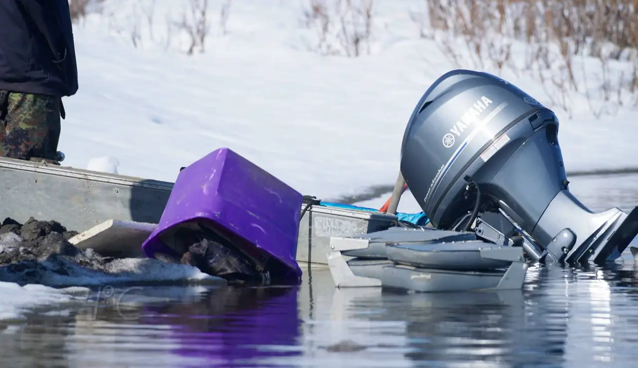 El deshielo pone en peligro el barco del hijo de Chip Hailstone