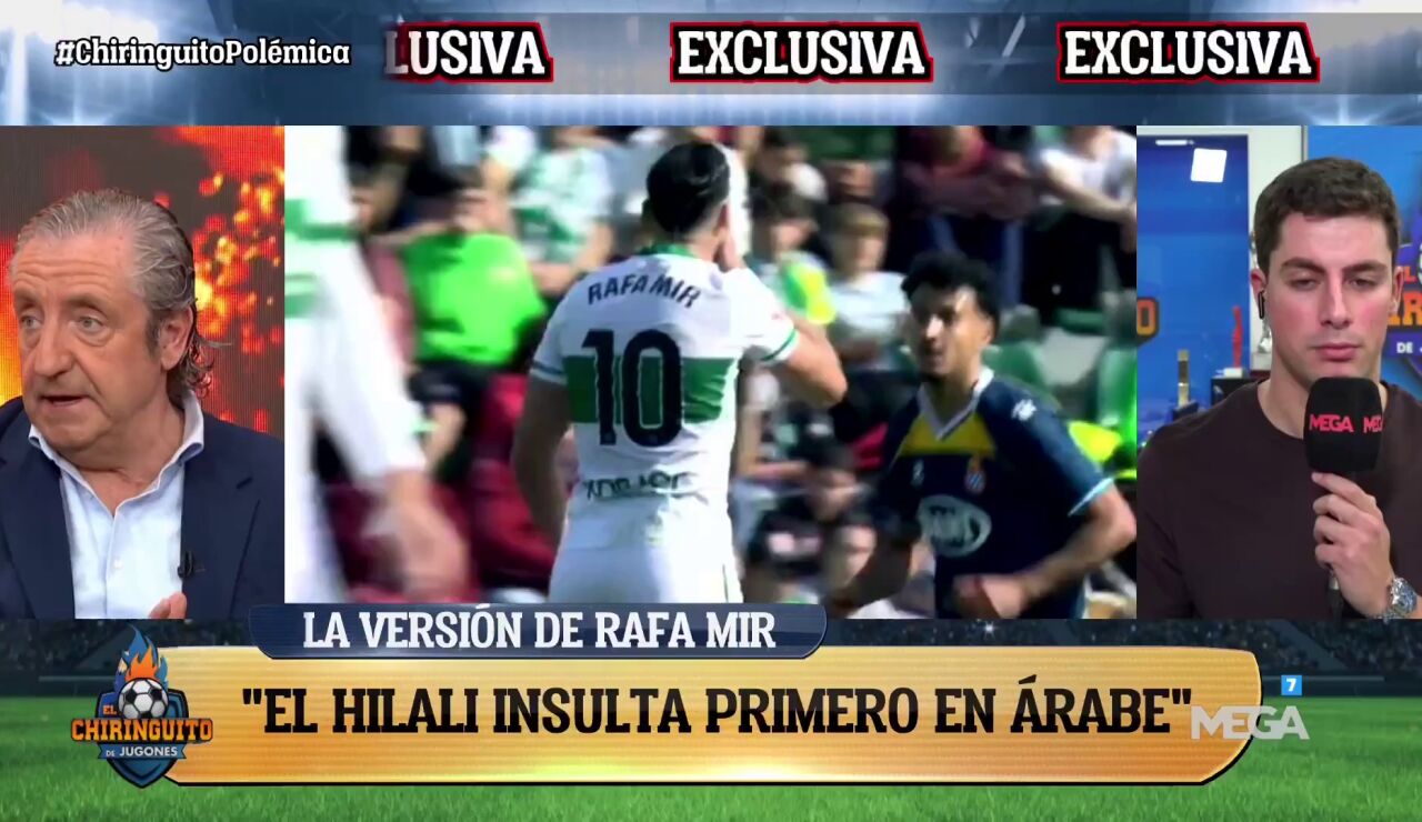 &Aacute;lex Silvestre: "Rafa Mir dice que no le llama nada racista a El Hilali"