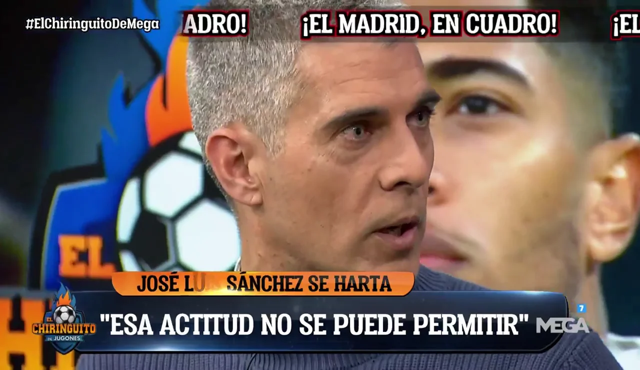 José Luis Sánchez: "No se puede permitir esa actitud"