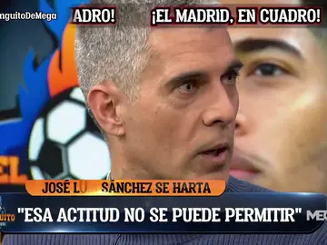 José Luis Sánchez: "No se puede permitir esa actitud" José Luis Sánchez: "No se puede permitir esa actitud"