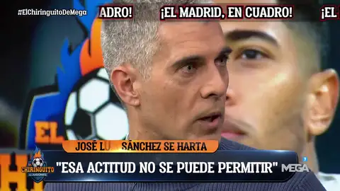 José Luis Sánchez: "No se puede permitir esa actitud" José Luis Sánchez: "No se puede permitir esa actitud"