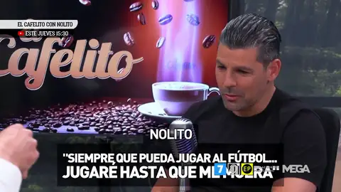 Manuel Agudo ‘Nolito’, este jueves en 'El Cafelito de Josep Pedrerol' Manuel Agudo ‘Nolito’, este jueves en 'El Cafelito de Josep Pedrerol'