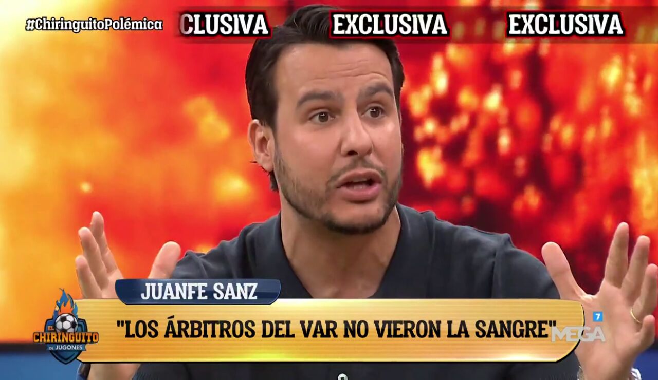 Juanfe Sanz: &ldquo;Los &aacute;rbitros del VAR no vieron&hellip;&rdquo;  