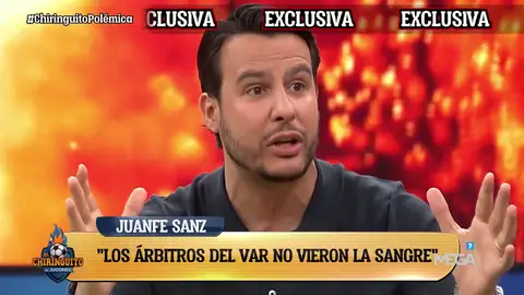 Juanfe Sanz: “Los árbitros del VAR no vieron…”
Juanfe Sanz: “Los árbitros del VAR no vieron…”