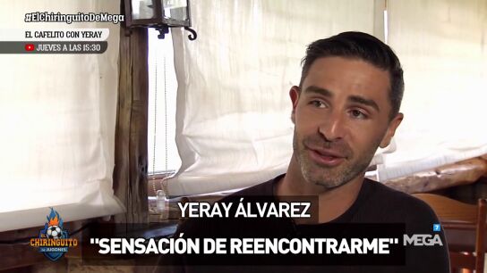 Yeray &Aacute;lvarez, este jueves en 'El Cafelito de Josep Pedrerol'