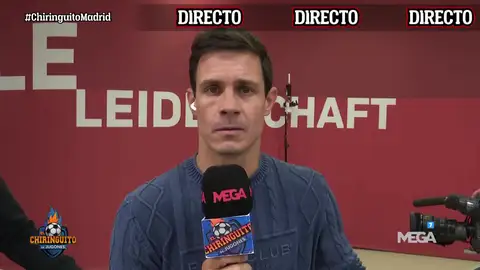 Edu Aguirre, absolutamente indignado con el arbitraje en Múnich Edu Aguirre, absolutamente indignado con el arbitraje en Múnich