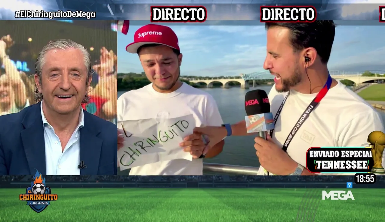 Alexander y sus lágrimas de ilusión por ver El Chiringuito con Juanfe Sanz desde Tennesse