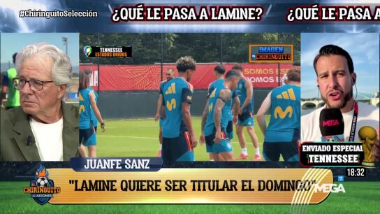 Juanfe Sanz desvela qu&eacute; le ocurre a Lamine