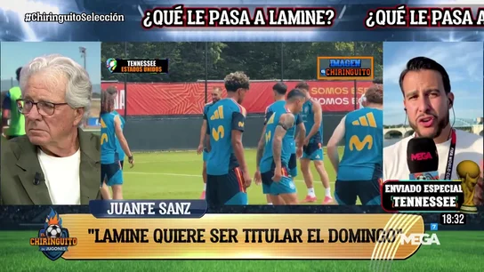 Juanfe Sanz desvela qué le ocurre a Lamine Juanfe Sanz desvela qué le ocurre a Lamine