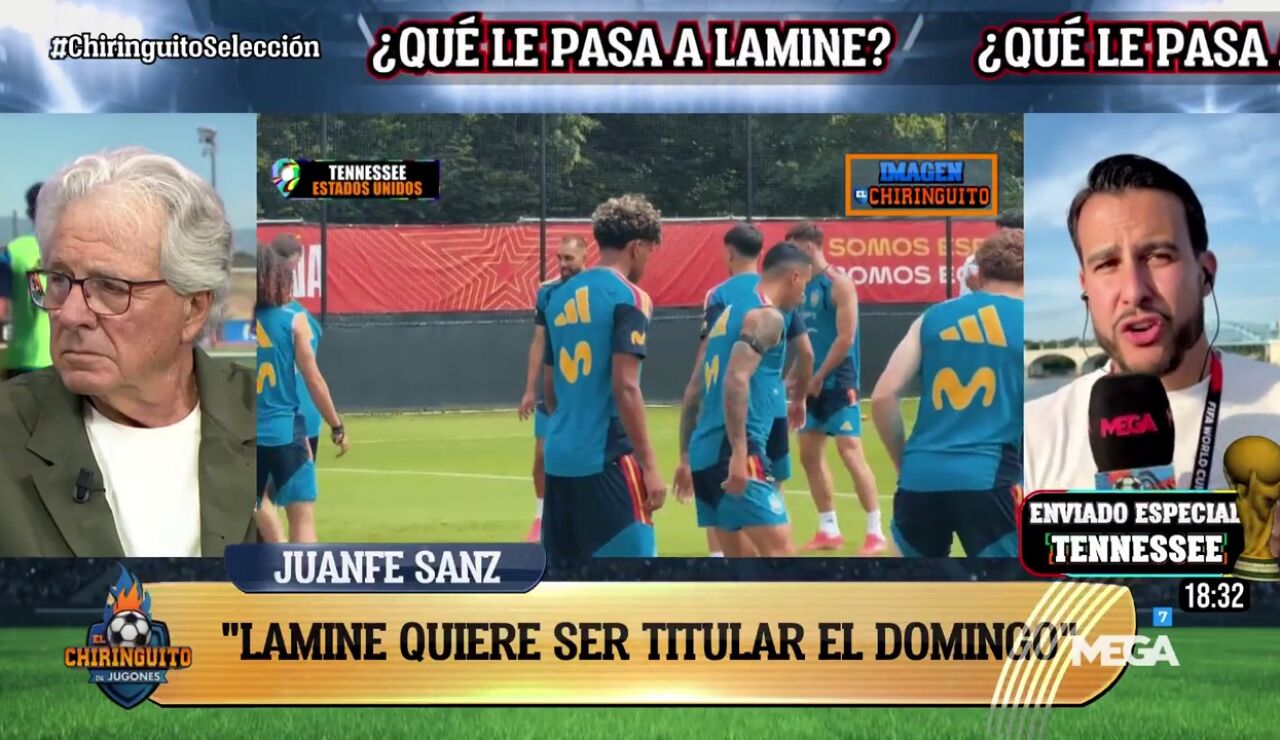 Juanfe Sanz desvela qu&eacute; le ocurre a Lamine