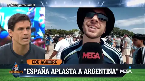 Edu Aguirre: "España arrasa a Argentina" Edu Aguirre: "España arrasa a Argentina"
