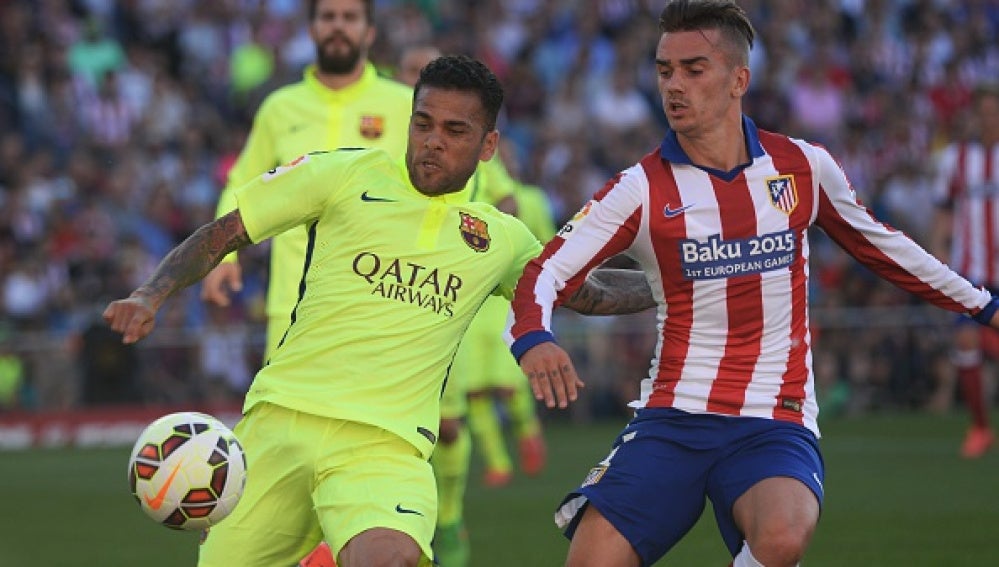 Dani Alves y Antoine Girezmann