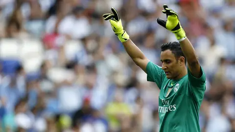 Keylor Navas, durante un partido con el Real Madrid Keylor Navas, durante un partido con el Real Madrid