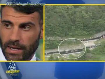 Óscar Pereiro recuerda su grave caída en Col de Agnello. Óscar Pereiro recuerda su grave caída en Col de Agnello.