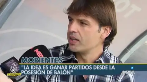 Morientes, entrenador del Fuenlabrada Morientes, entrenador del Fuenlabrada