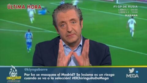 Josep Pedrerol en El Chiringuito De Jugones