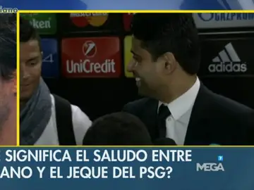 Nasser Al-Khelaifi y Cristiano Ronaldo Nasser Al-Khelaifi y Cristiano Ronaldo