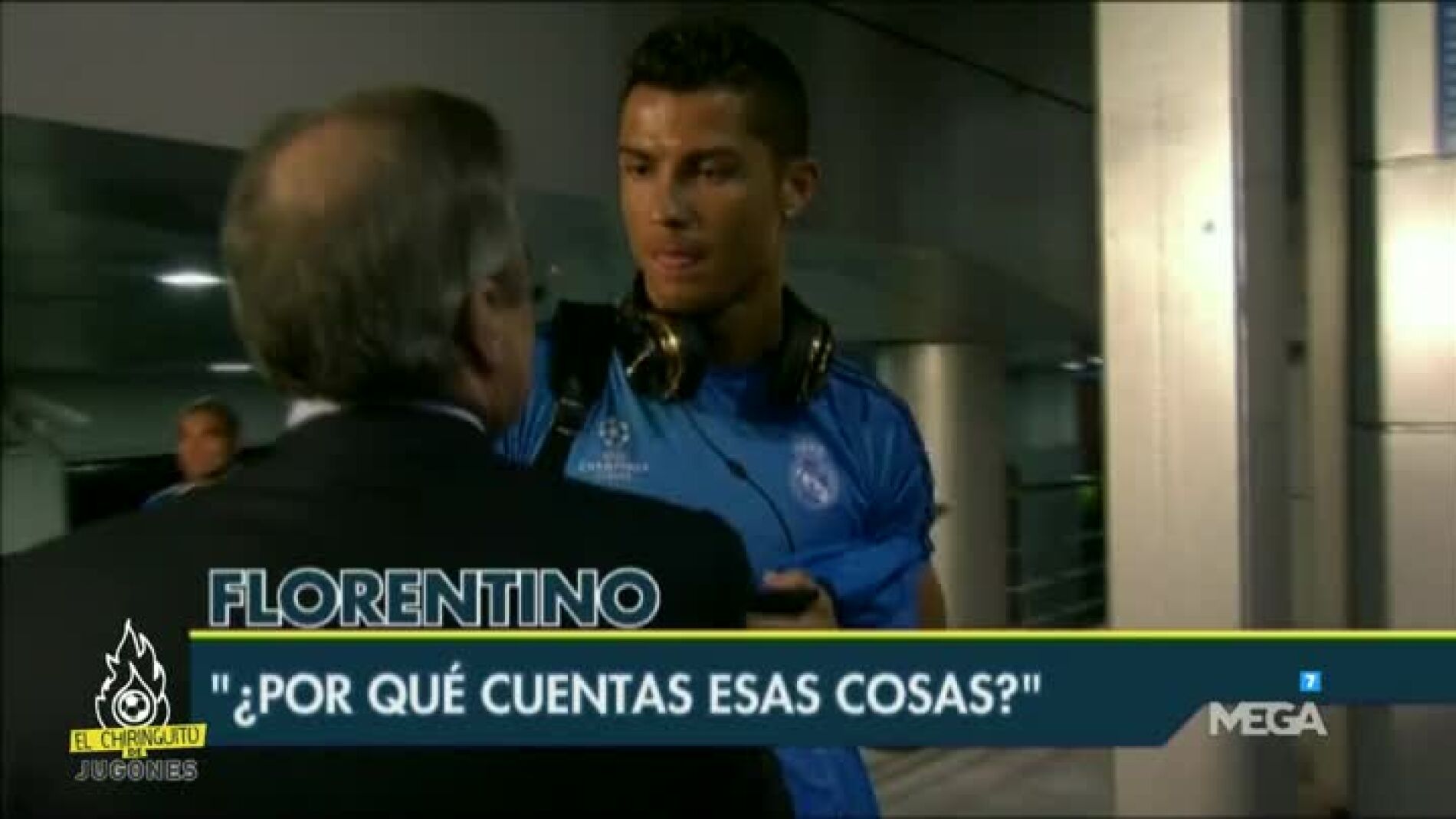 Florentino P&eacute;rez y Cristiano Ronaldo