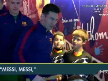 Leo Messi en el Camp Nou Leo Messi en el Camp Nou