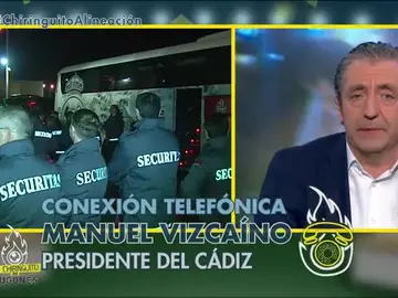 Manuel Vizcaíno en El Chiringuito Manuel Vizcaíno en El Chiringuito