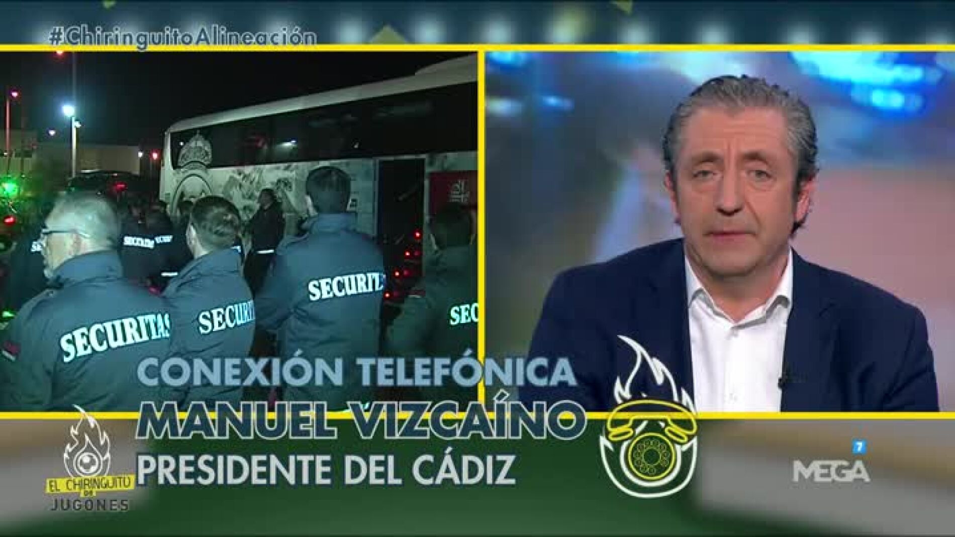 Manuel Vizca&iacute;no en El Chiringuito