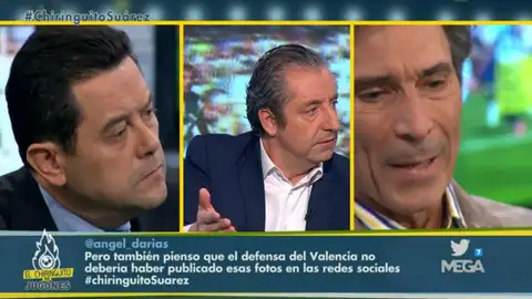 Lobo Carrasco, Josep Pedrerol y Tomás Roncero Lobo Carrasco, Josep Pedrerol y Tomás Roncero