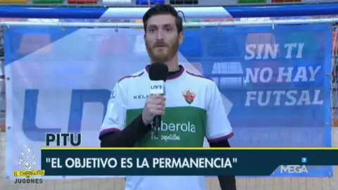 Pito, del Elche, en El Chiringuito Pito, del Elche, en El Chiringuito
