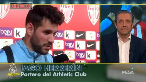 Iago Herrerín con Álex Silvestre en El Chiringuito Iago Herrerín con Álex Silvestre en El Chiringuito