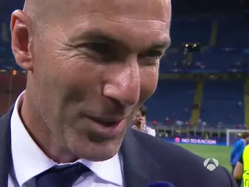 Zinedine Zidane, tras la final de la Champions League Zinedine Zidane, tras la final de la Champions League