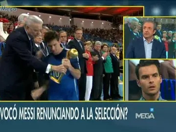 Debate en El Chiringuito sobre Messi y la selección argentina Debate en El Chiringuito sobre Messi y la selección argentina