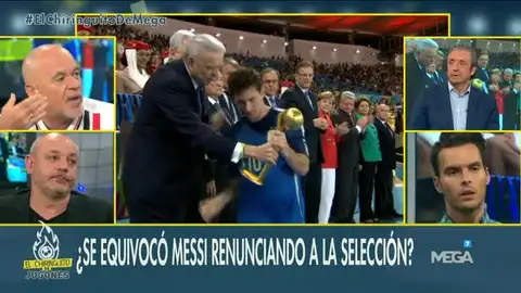 Debate en El Chiringuito sobre Messi y la selección argentina Debate en El Chiringuito sobre Messi y la selección argentina