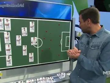 La alineación del Real Madrid La alineación del Real Madrid