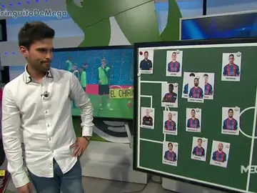 Alineación del Barça frente al City Alineación del Barça frente al City