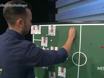 La alineación del Sevilla La alineación del Sevilla