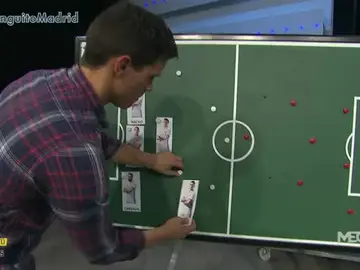 La alineación del Real Madrid La alineación del Real Madrid