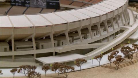 Frame 40.790066 de: La maqueta original del estadio de los Miami Dolphins en venta por 6.000 d&oacute;lares