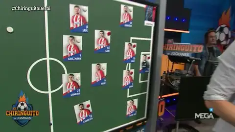 La alineación del Atlético de Madrid La alineación del Atlético de Madrid