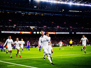 Sergio Ramos celebrando