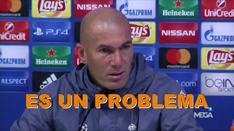 Zidane, en rueda de prensa Zidane, en rueda de prensa