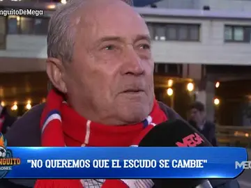 La afición del atleti, enfadada con el cambio de escudo La afición del atleti, enfadada con el cambio de escudo