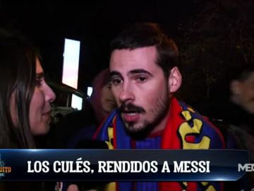 Los culés, rendidos a Messi