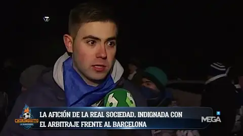 La afición de la Real, indignada La afición de la Real, indignada