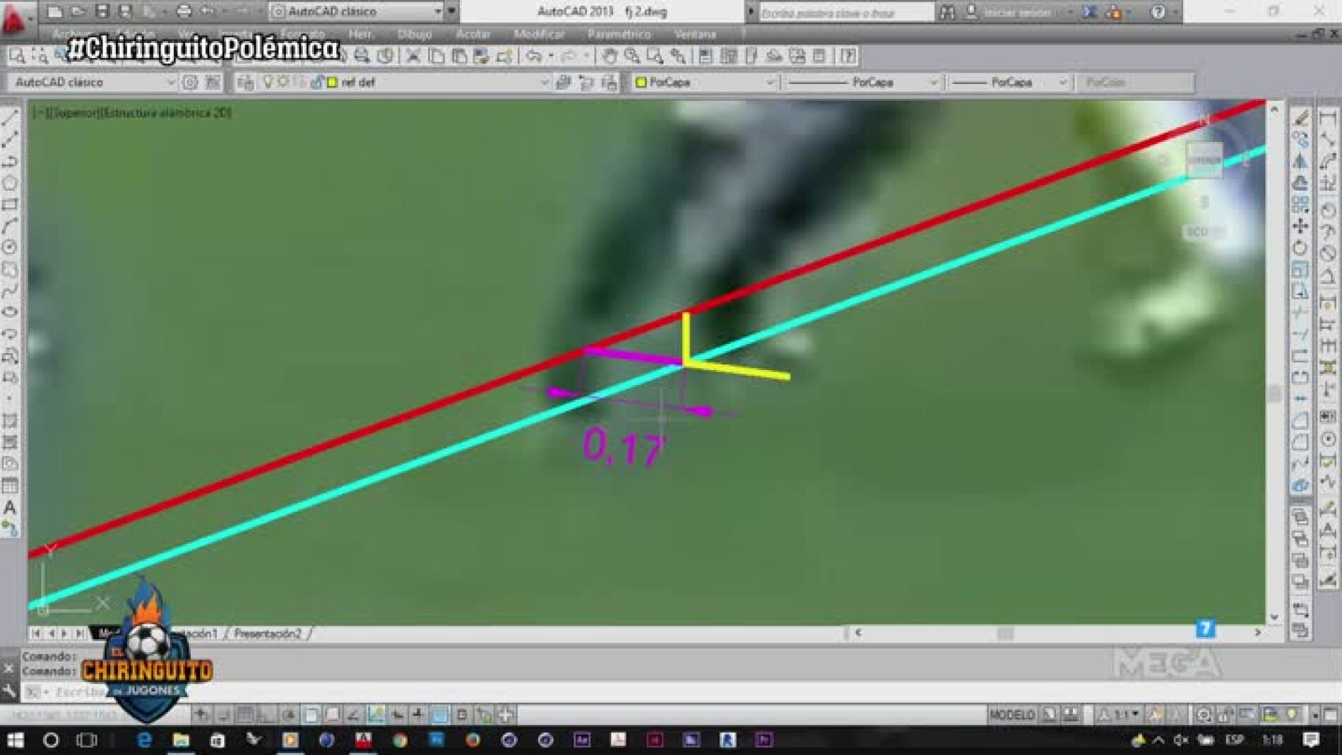 Fuera de juego de Sergio Ramos