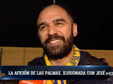 La afición de Las Palmas, ilusionada La afición de Las Palmas, ilusionada