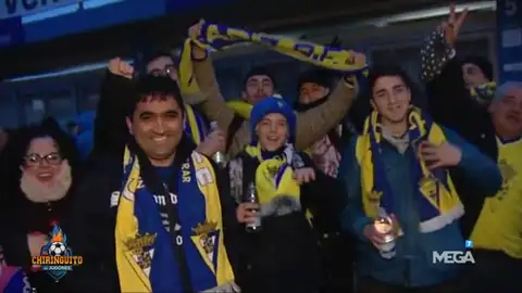 La afición del Cádiz, en Getafe La afición del Cádiz, en Getafe